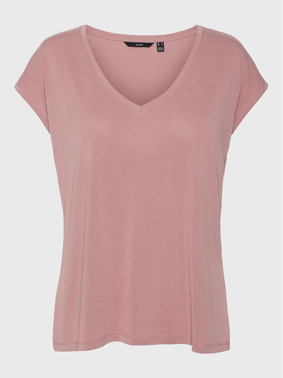 Vero Moda Vero Moda Majica Filli 10247666 Roza Regular Fit