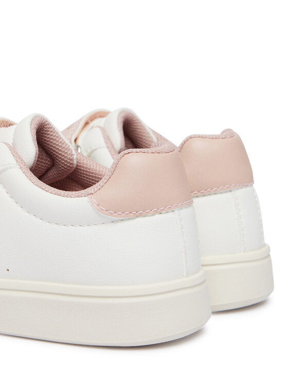Tommy Hilfiger Сникърси Tommy Hilfiger Low Cut Velcro Sneaker T1A9-35063-1355 M Кремав