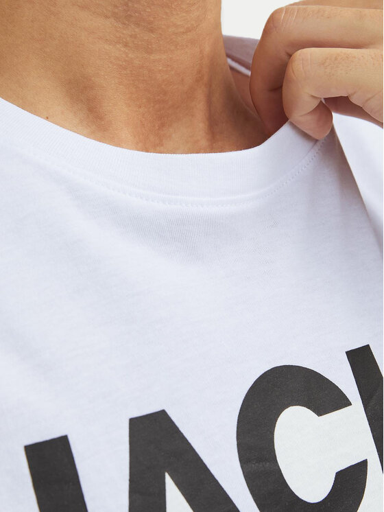 Jack & Jones Jack & Jones Футболка Corp Logo 12151955 Білий Standard Fit