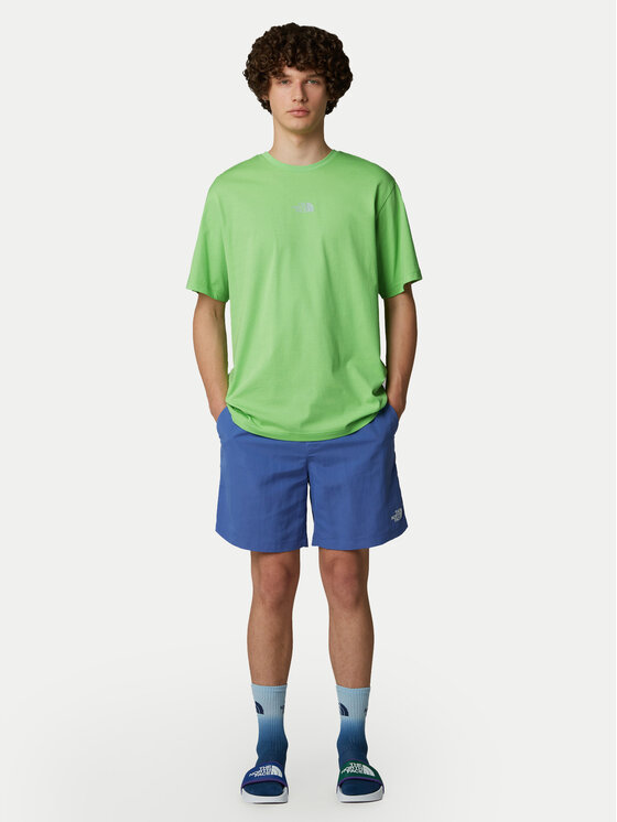The North Face The North Face Majica Unisex SS Never Stop NF0A8C3A Zelena Relaxed Fit