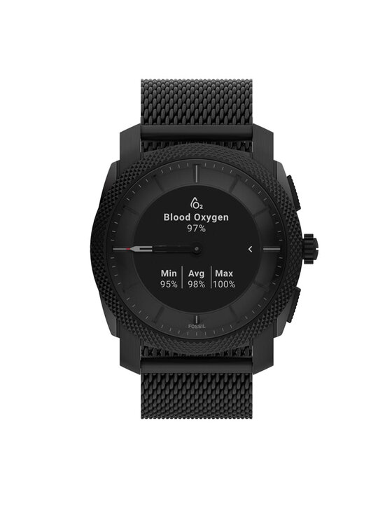 Fossil Pametna ura Fossil Gen 6 Hybrid FTW7062 Črna