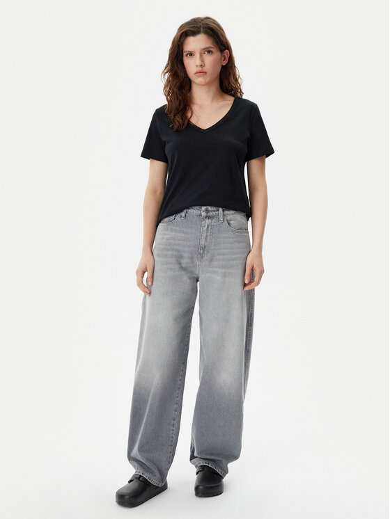Gap Gap Футболка 740140-03 Чорний Regular Fit