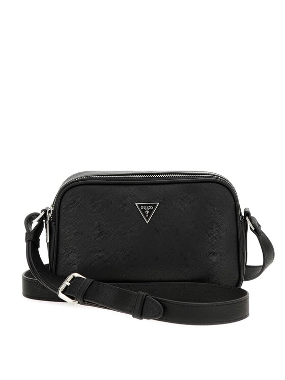 Guess Crossover torbica Guess Certosa Saffiano Smart Mini Bags HMECSA P3329 Crna
