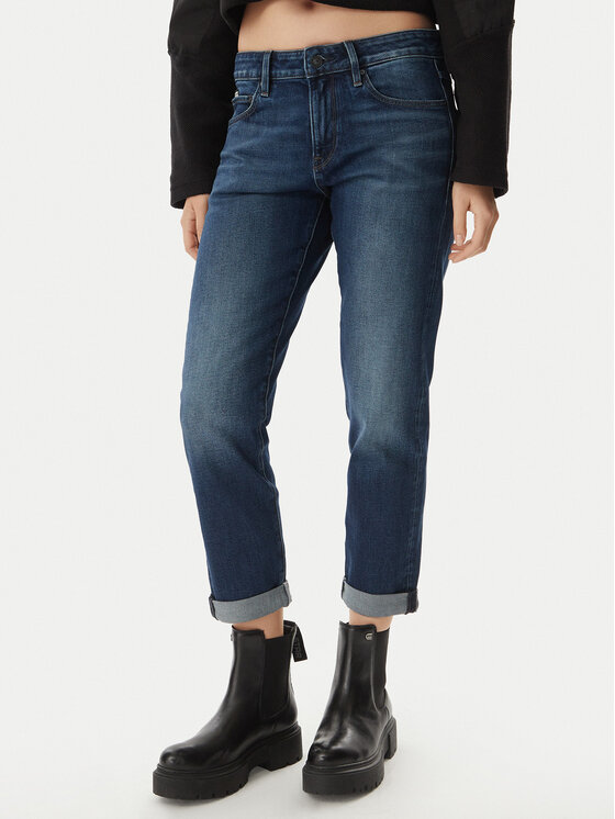 G-STAR G-Star Raw Džinsai Kate D15264-C052 Tamsiai mėlyna Boyfriend Fit