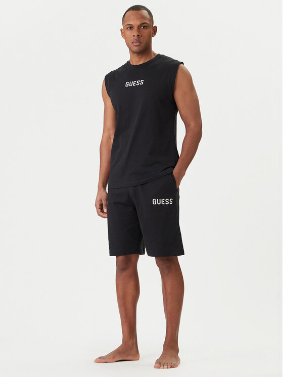 Guess Guess Pijama U6GX02 KCAM1 Negro Regular Fit