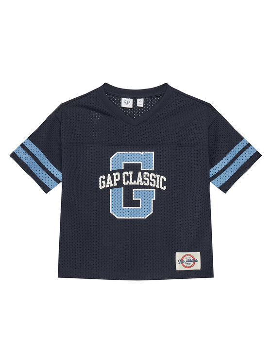 Gap Gap Marškinėliai 729404-02 Tamsiai mėlyna Relaxed Fit