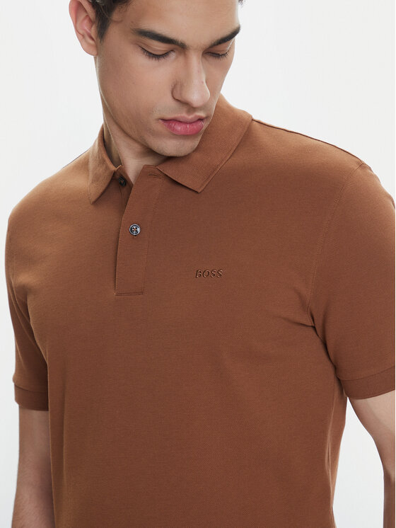 BOSS BOSS Поло Pallas 50468362 Бежевий Regular Fit