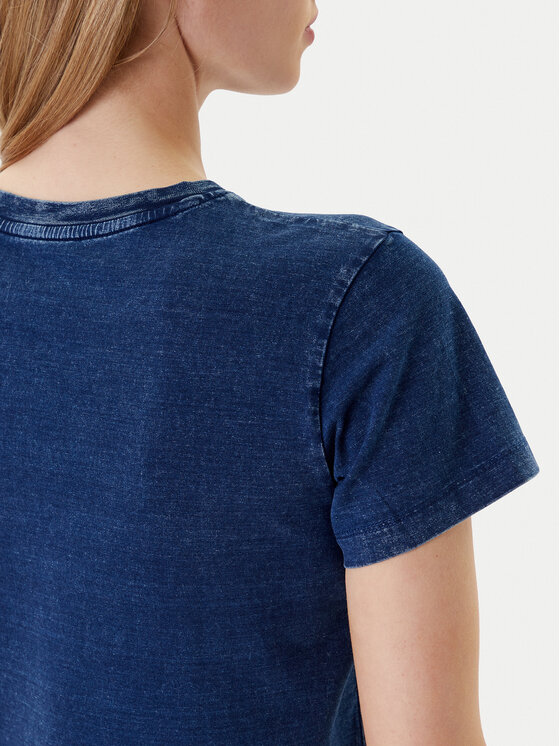 Guess Jeans Guess Jeans Футболка W5YI22 KCTL1 Cиній Regular Fit