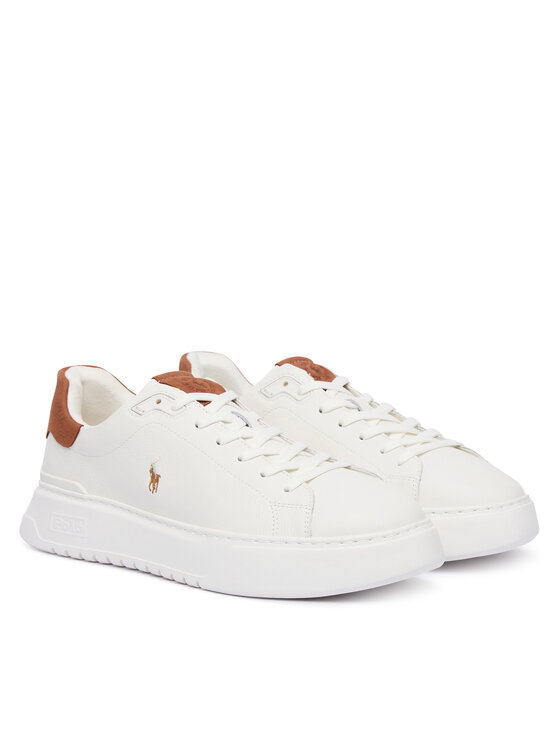 Polo Ralph Lauren Снікерcи Polo Ralph Lauren RLite Court Tumbled 809P07170001 Білий