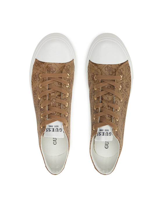 Guess Кеди Guess FMPISL PAC12 Бежевий