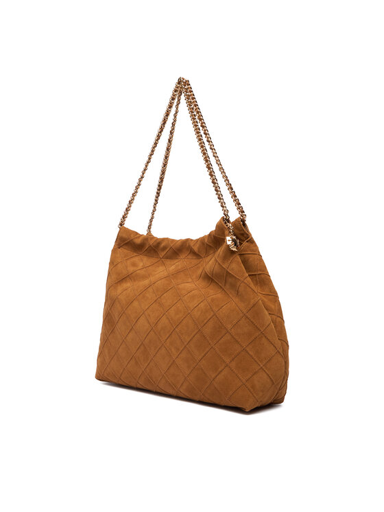 Tory Burch Сумка Tory Burch Fleming Suede 166064 Коричневий