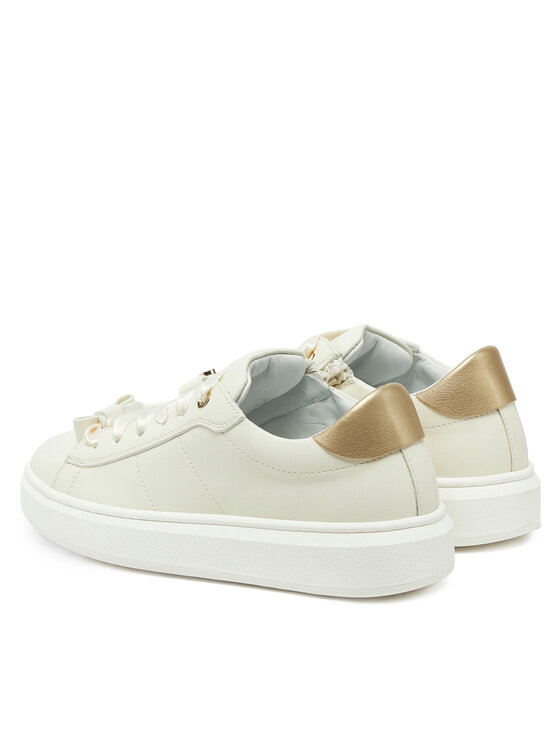 Calvin Klein Jeans Sneakers Calvin Klein Jeans Low Cut Lace-Up Sneaker V4A9-83047-0214 S Alb