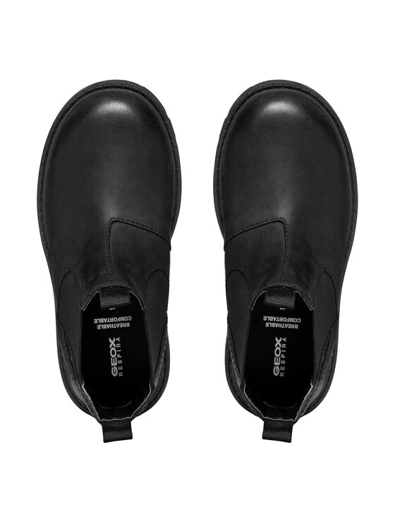 Geox Ghete Geox J Shaylax Boy J16FAA 00045 C9999 M Negru