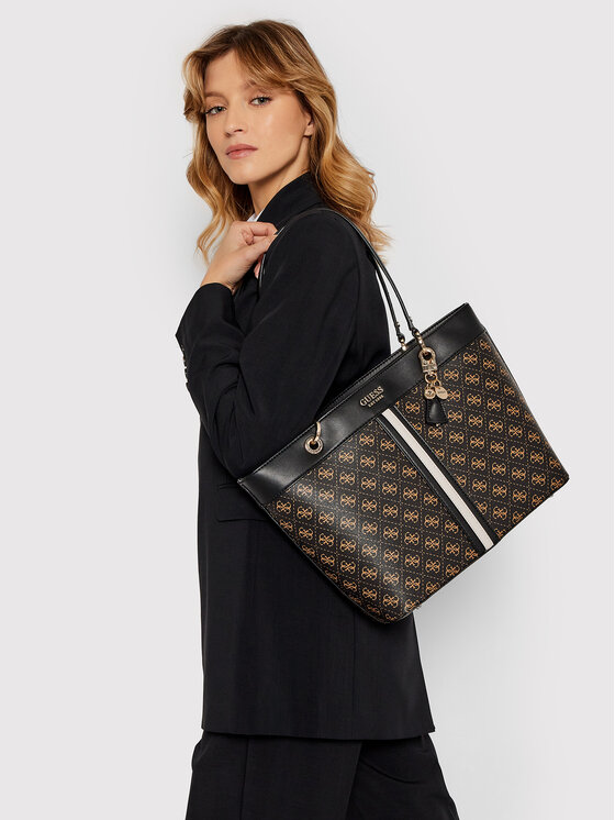 Guess Kabelka Guess Noelle Elite Tote HWKG78 79230 Hnedá