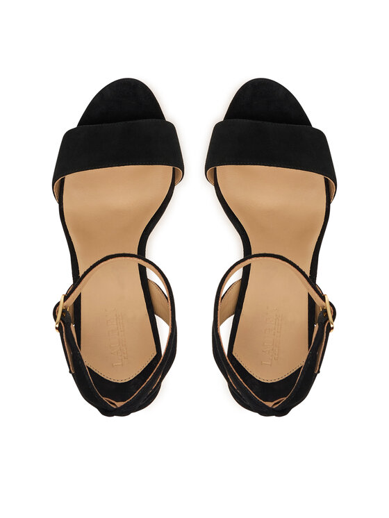 LAUREN RALPH LAUREN Sandały LAUREN RALPH LAUREN Gracy Sn Hes 802P15730006 Czarny