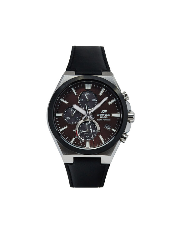 Casio Годинник Casio Edifice Solar Powered Chronograph EFS-S630BL-5AVUEF Чорний