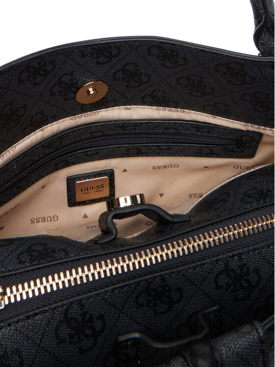 Guess Τσάντα Guess Yvonne Logo HWSG23 78060 Μαύρο