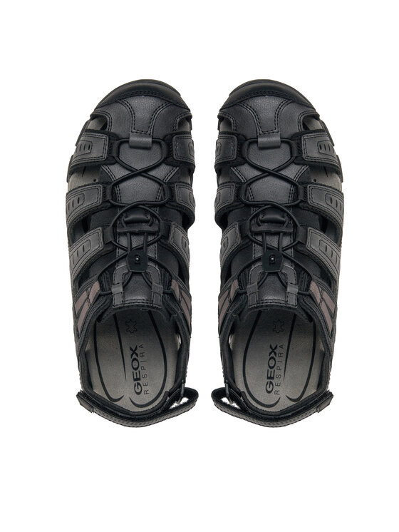 Geox Sandály Geox Uomo Sandal Strada U4524C 000ME C9999 Černá