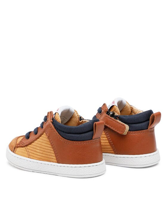 Pom d'Api Снікерcи Pom d'Api Mousse Zip Trek N1SICT0401 Коричневий