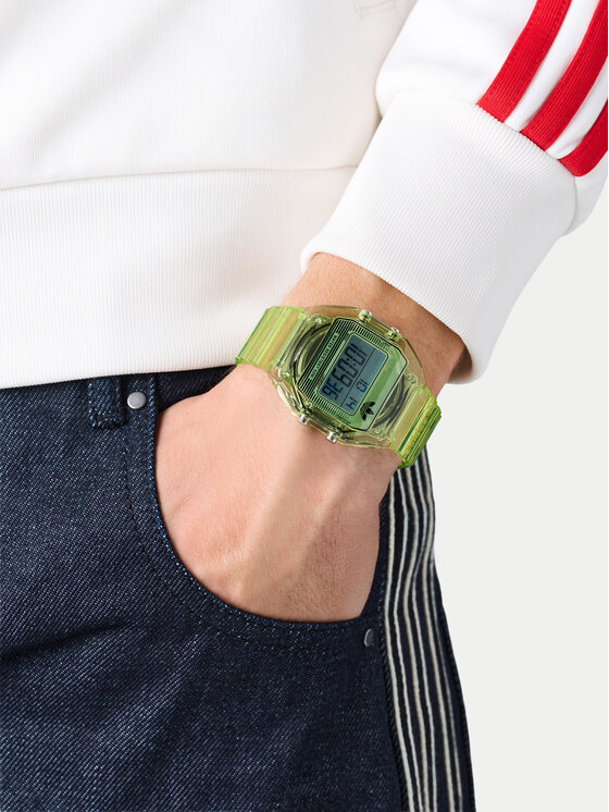 adidas Годинник adidas AO Street Digital Two Crystal AOST25538 Зелений