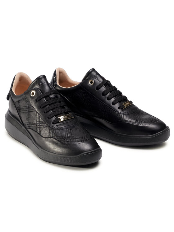 Geox Sneakersy Geox D Rubidia E D04APE 08540 C9999 Czarny