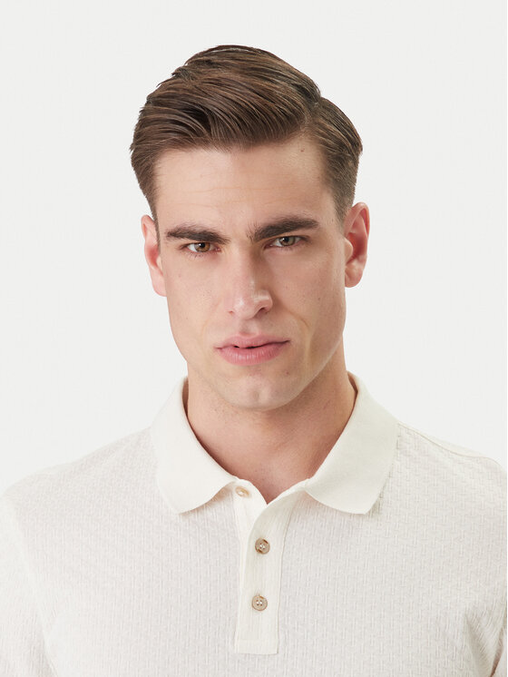 JOOP! JOOP! Polo Roni 10100056 30100501 Écru Regular Fit