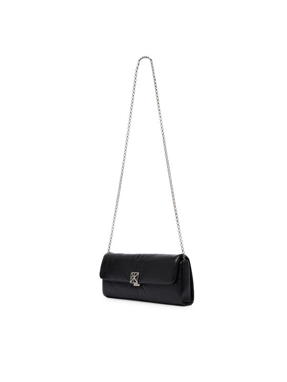 Calvin Klein Torbica Calvin Klein Emblem Hw Padded Clutch LV04F1240G Crna