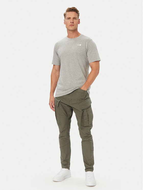 The North Face The North Face T-Shirt Evolution Simple Dome NF0A8CZ2 Γκρι Regular Fit