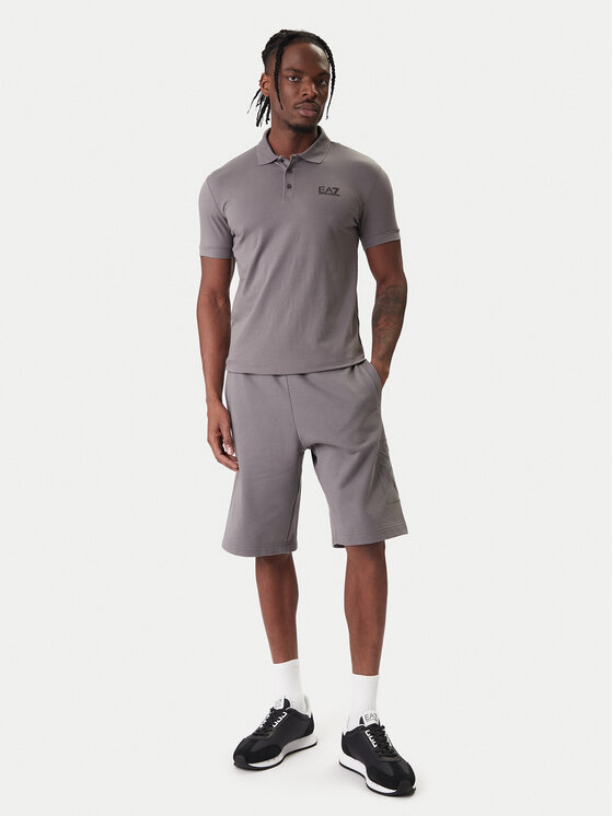 EA7 Emporio Armani EA7 Emporio Armani Polo 8NPF14 PJVQZ U8086 Gris Regular Fit