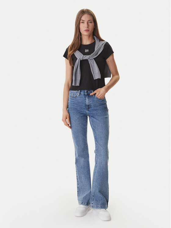 DKNY DKNY Camiseta DJ6T1740 Negro Regular Fit
