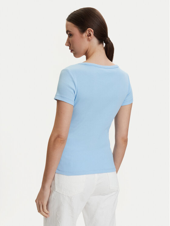 Tommy Jeans Tommy Jeans Camiseta DW0DW17385 Azul claro Slim Fit