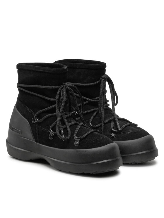 Moon Boot Škornji za sneg Moon Boot Luna Boot Suede 80D2480030 Črna
