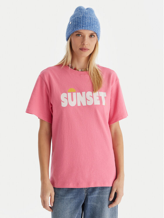 Roxy Roxy Camiseta Sunnyoversize Easy ERJZT06033 Rosa Oversize