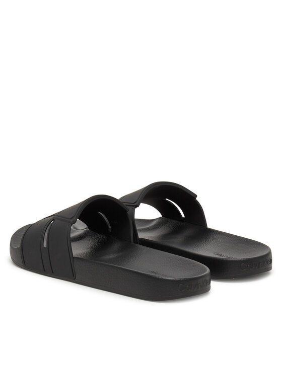 Calvin Klein Ciabatte Calvin Klein Pool Slide Double T HM0HM01752 Nero