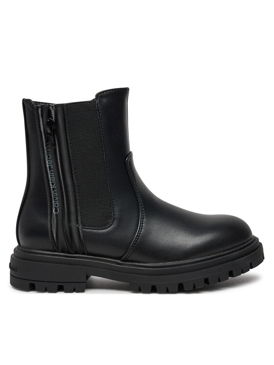 Calvin Klein Jeans Botine Calvin Klein Jeans Chelsea Boot V3A5-81019-1355 S Negru