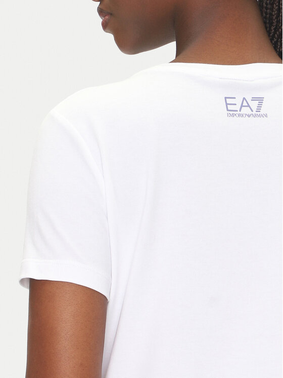 EA7 Emporio Armani EA7 Emporio Armani Футболка 7W000183 AF10373 U0002 Білий Regular Fit