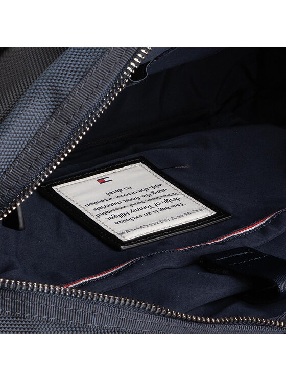 Tommy Hilfiger Taška na laptop Tommy Hilfiger Nylon MIx Slim Computer Bag AM0AM05023 Tmavomodrá