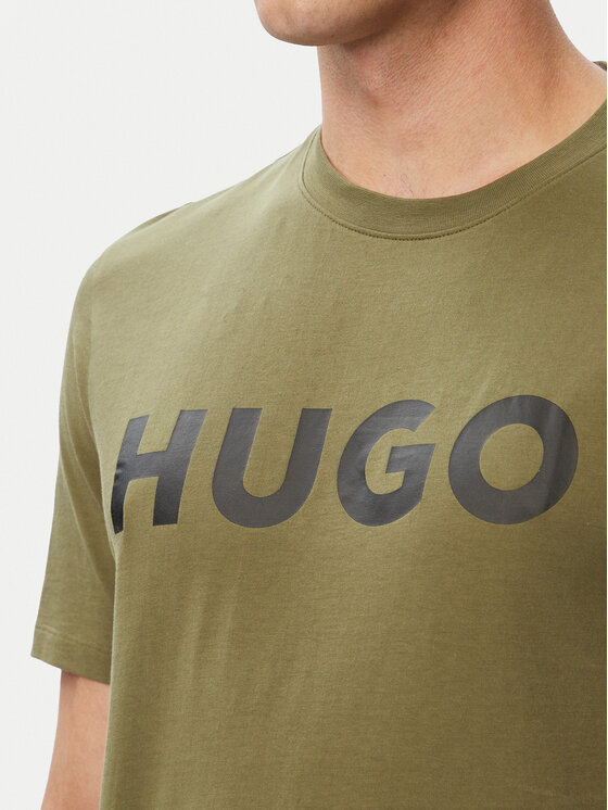 HUGO HUGO Camiseta Dulivio 50467556 Verde Regular Fit