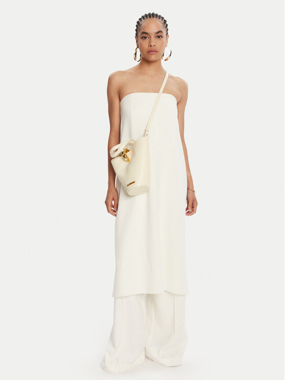 JACQUEMUS Kabelka JACQUEMUS Le Petit Bambol 24H243BA389-3173 Écru