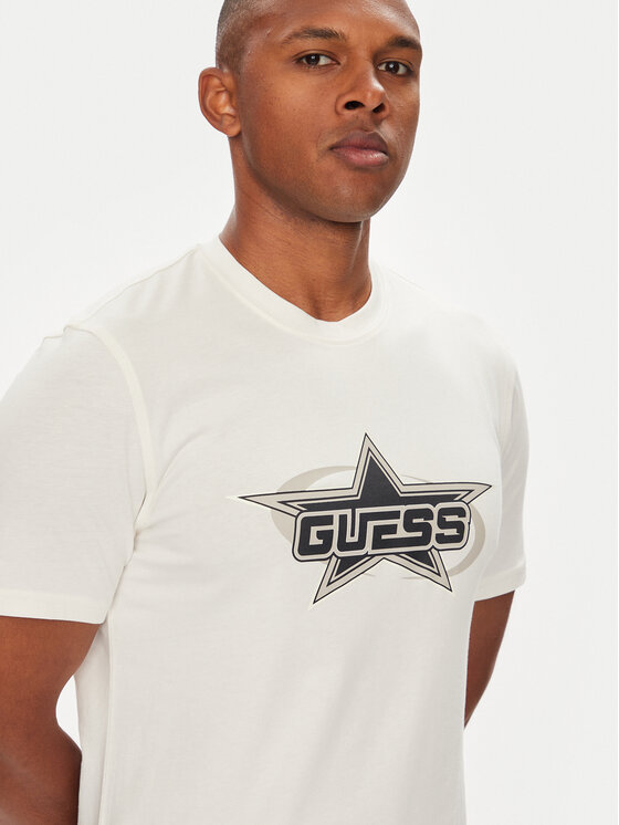 Guess Guess Футболка Z5YI02 I3Z14 Білий Regular Fit