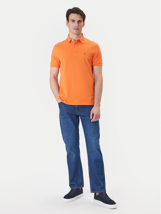 Tommy Hilfiger Tommy Hilfiger Polo 1985 MW0MW17770 Naranja Regular Fit