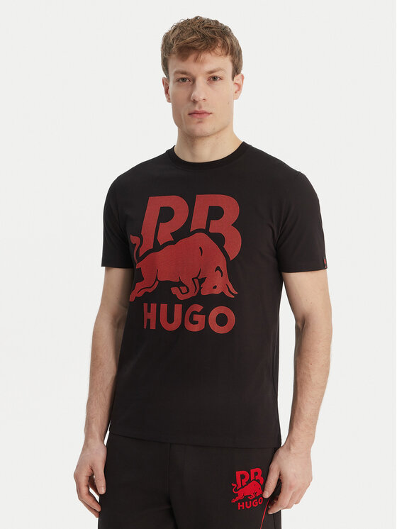 HUGO HUGO Camiseta Dlix_RB 50559696 Negro Regular Fit