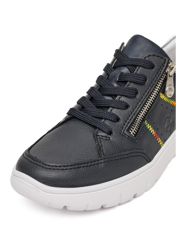 Rieker Sneakersy Rieker N1313-14 Tmavomodrá