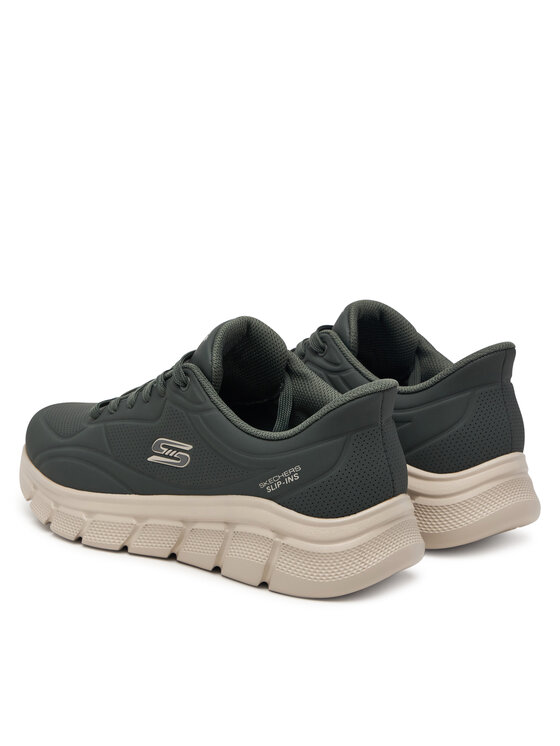 Skechers Sneakers Skechers Bobs B Flex 118116 Verde scuro