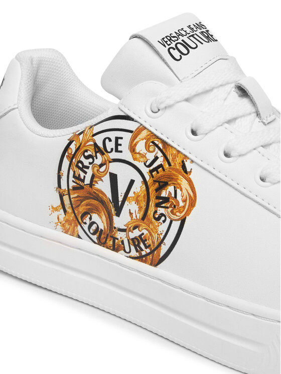 Versace Jeans Couture Снікерcи Versace Jeans Couture 80VA3SK3 ZPB73 3 Білий
