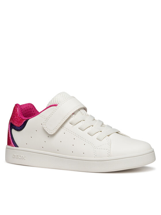 Geox Sneakersy Geox J Eclyper J36LRA 0BCKC C0563 S Bílá