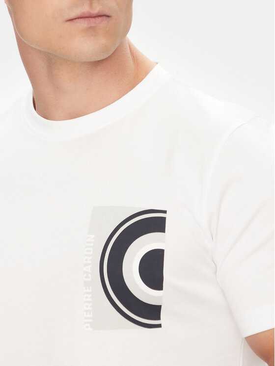Pierre Cardin Pierre Cardin T-Shirt C5 21460.2120 Λευκό Regular Fit