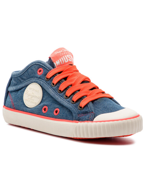 Pepe Jeans Sneakers Pepe Jeans Industry Neon PLS30846 Σκούρο μπλε