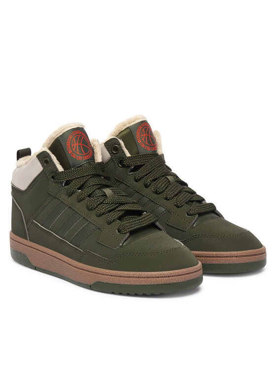 adidas Sneakersy adidas Rapid Court Mid Winterized Shoes KI3908 Zielony
