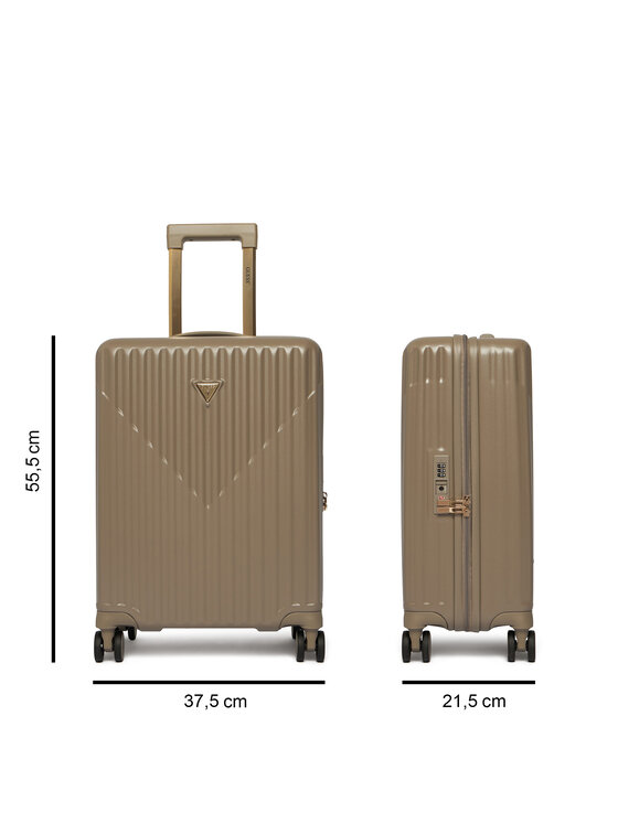 Guess Салонна валіза Guess Centennial Travel TWHN96 75983 Світло-бежевий